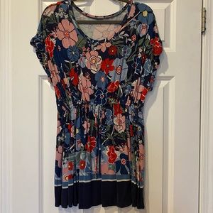 Motherhood Maternity Floral Short Sleeve Top